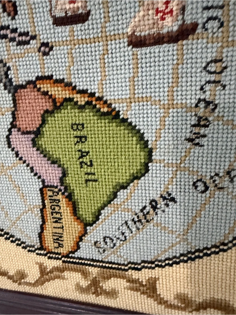 N/A hand stitched